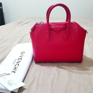 100% Authentic Givenchy Antigona Mini Fuschia crossbody bag